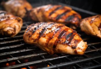BBQ Chicken with Baked Beans