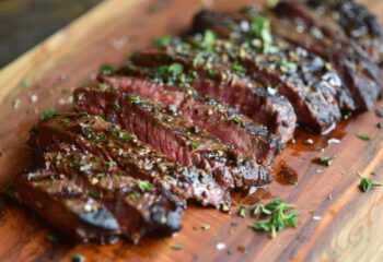 Grilled Steak with Chimichurri