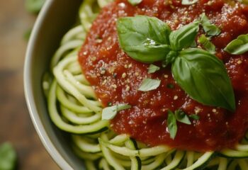 Zoodles & Mushroom Marinara